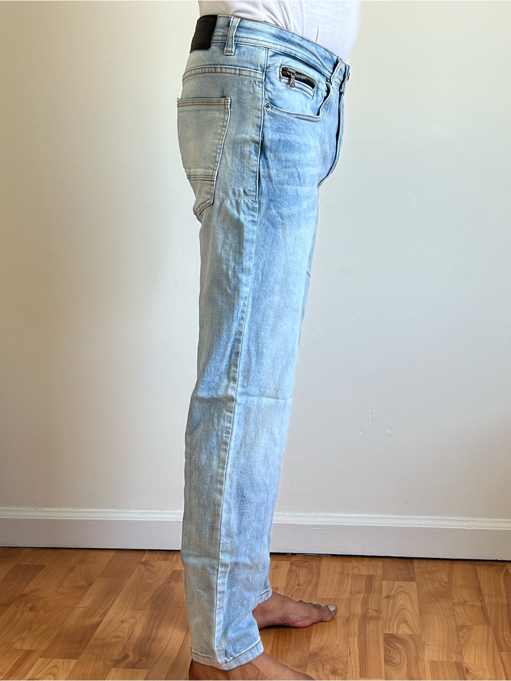 Modern Culture Light Blue Men's Straight Leg Jeans